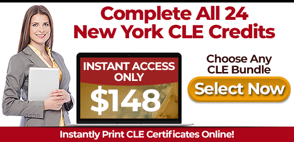 24 NY CLE Hours Only $148