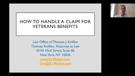 How to Handle a Claim for Veterans Benefits Thumbnail
