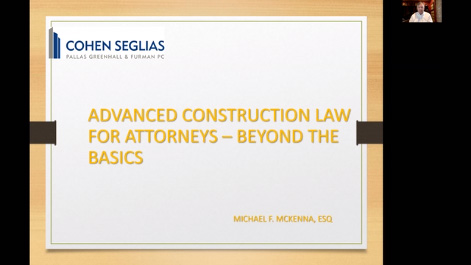 Advanced Construction Law for Attorneys:  Beyond the Basics Thumbnail
