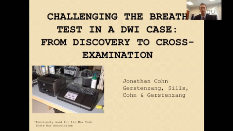 Challenging the Breath Test in a DWI Case:  From Discovery to Cross-Examination Thumbnail