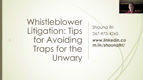 Whistleblower Litigation: Tips for Avoiding Traps for the Unwary Thumbnail