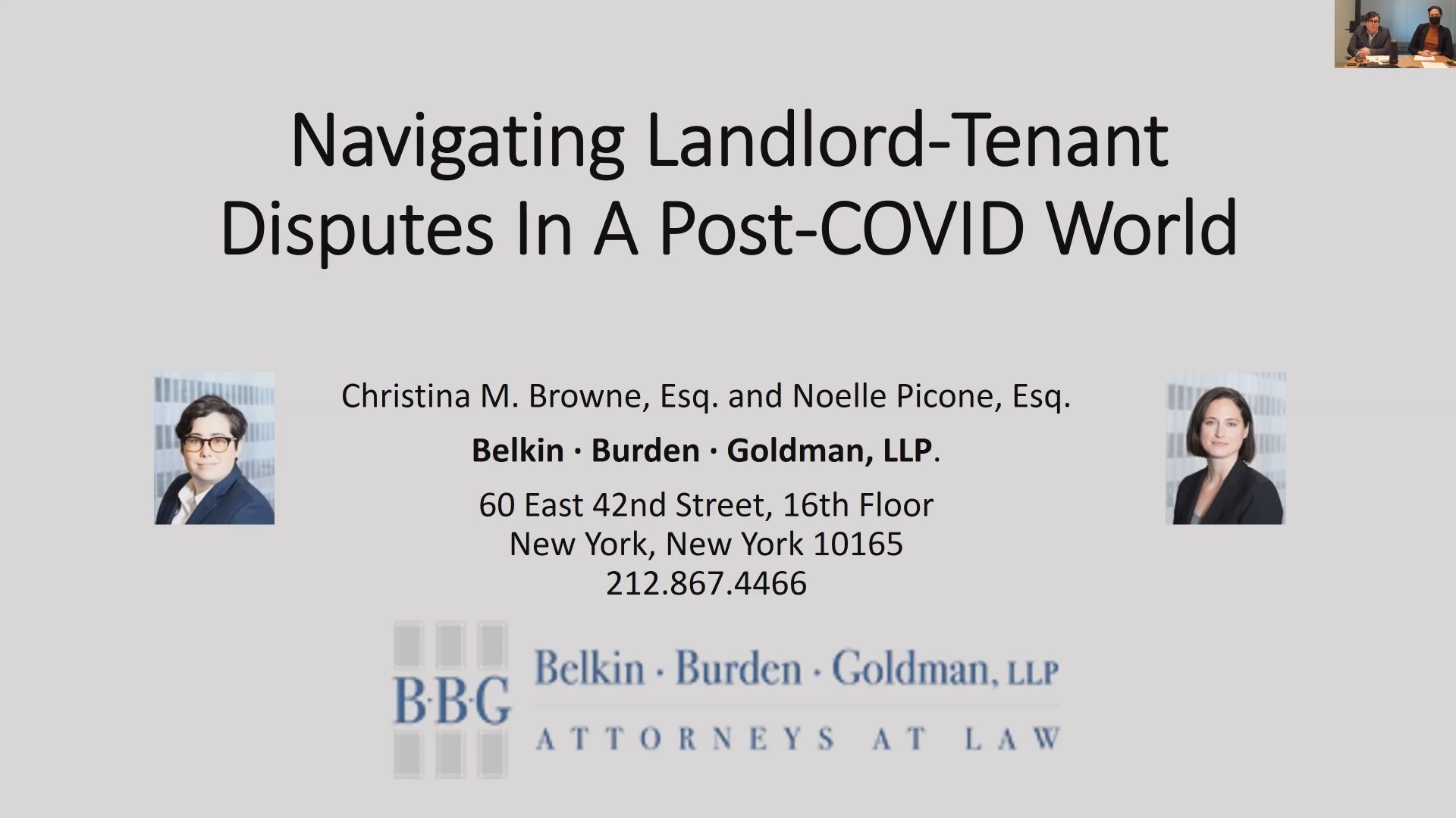 Navigating Landlord Tenant Disputes in A PostCOVID World