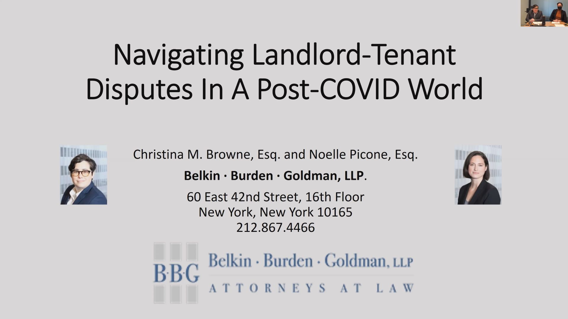 Navigating Landlord Tenant Disputes in A Post-COVID World Thumbnail