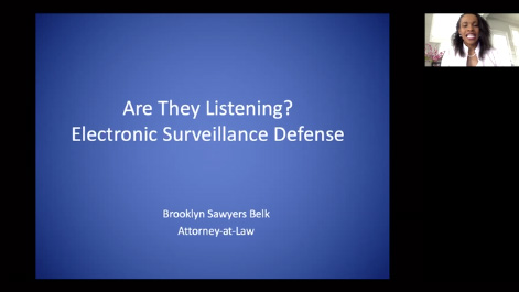 Are they Listening?  Electronic Surveillance: The Basics of Wiretap Defense Thumbnail
