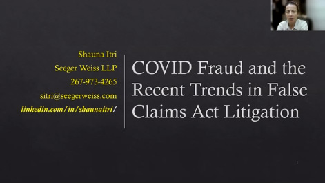COVID-19 Fraud and Recent Trends in False Claims Act Litigation Thumbnail
